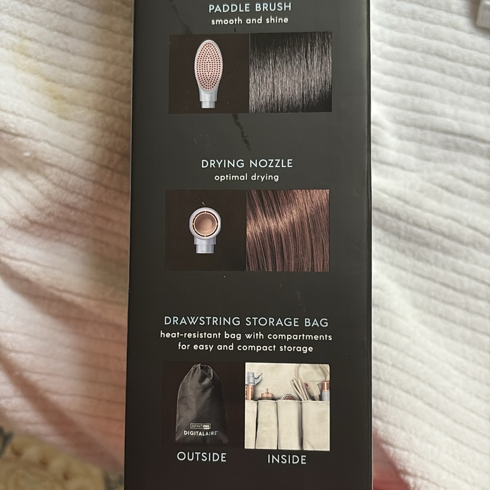 InfinitiPro by Digital Air Hair Styling Wand - Silver and Pink - Picture 3 of 10